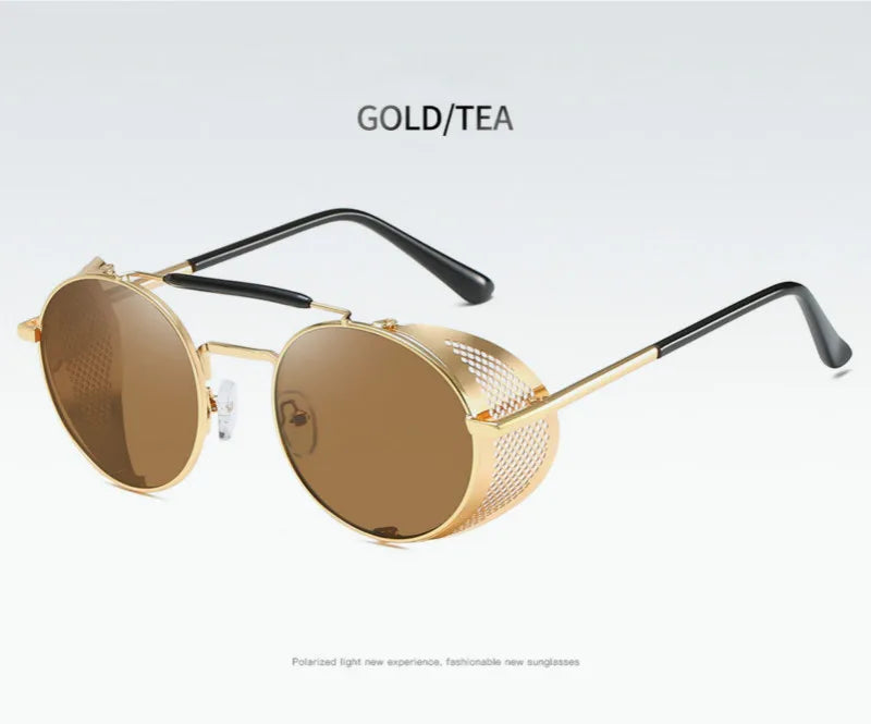 Timeless Round Metal Sunglasses – Perfect Style for Men & Women"**